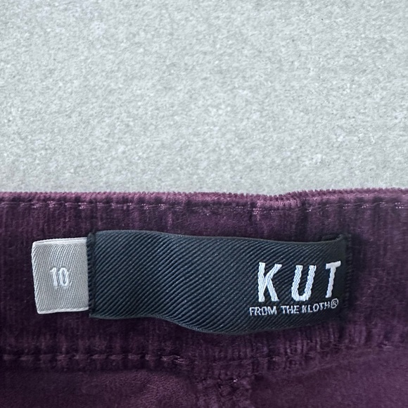 Kut from the Kloth Burgundy Skinny Pants - Picture 5 of 5